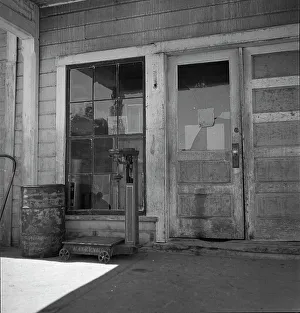 Widtsoe Prints: General store, view number two, Widtsoe, Utah, 1936. Creator: Dorothea Lange