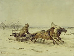 Nekrasov Collection: General Toptygin, 1875. Artist: Sokolov, Pyotr Petrovich (1821-1899)