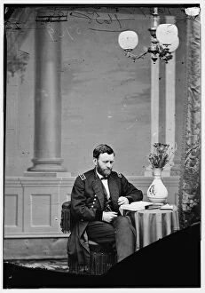 Grant Ulyssess Collection: General Ulysses. S. Grant, between 1870 and 1880. Creator: Unknown