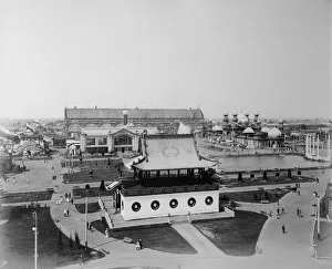 Images Dated 22nd January 2010: General view, the All-Russia Exhibition, Nizhny Novgorod, Russia, 1896. Artist: Maxim Dmitriev