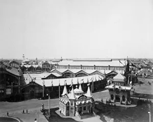 All Russia Exhibition 1896 Gallery: General view, the All-Russia Exhibition, Nizhny Novgorod, Russia, 1896. Artist: Maxim Dmitriev