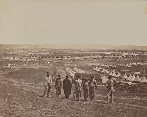 Encampment Gallery: General View of Camp, 1855-1856. Creator: James Robertson