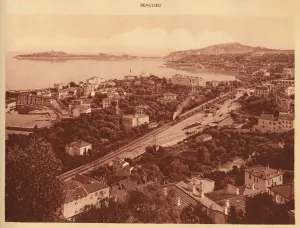 Beaulieu Collection: General view and Cap Ferrat, Beaulieu, 1930. Creator: Unknown