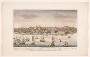 Overton Henry Prints: A general view of the city of Lisbone