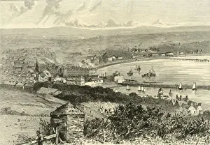 Irish Sea Prints: General View of Douglas, 1898. Creator: Unknown