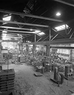 At Green And Sons Ltd Gallery: General view of the foundry, AT Green & Sons Ltd, South Yorkshire, Rotherham, 1963