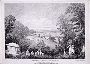 St Johns Wood Prints: General view of Hampstead, London. 1822. Artist: Thomas Mann Baynes