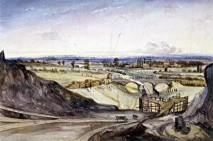 Marks Gallery: General view of Hampstead, London, 1837. Artist: Edmund Marks
