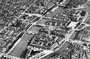 General view of the Isle de la Cite, Paris, 1931. Artist: Ernest Flammarion