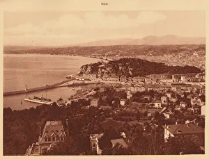 La Cote Dazur De Marseille A Menton Prints: General View of Nice, 1930. Creator: Unknown