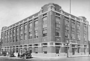 Office Building Collection: General view, office building of the South Bend Tribune, South Bend, Indiana, 1922