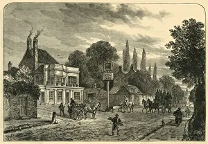 Chimneys Prints: General View of Old Kentish Town, 1820, (c1876). Creator: Unknown