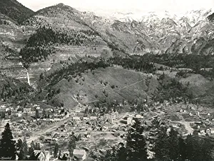 Colorado Prints: General view of Ouray and the Rockies, USA, 1895. Creator: Unknown