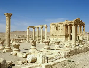Classical Prints: General view of the Roman Temple consecrated to Baalshamin