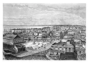 Images Dated 27th February 2008: General view of San Juan Bautista, Puerto Rico, c1890.Artist: A Kohl