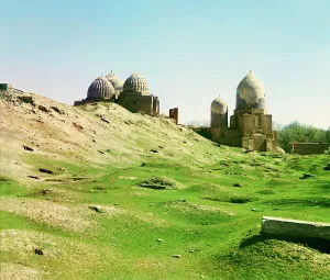 Necropolis Prints: General view of Shakh-i Zindeh mosque