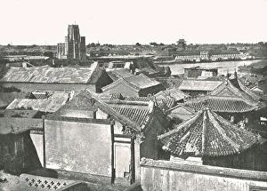 Newnes Prints: General view showing the ruins of the Cathedral, Tien-Tsin, China, 1895. Creator: W &s Ltd