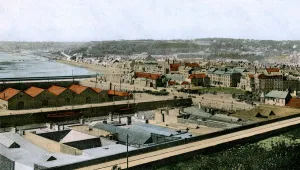 Channel Islands Prints: General view of St Helier, Jersey, 1906
