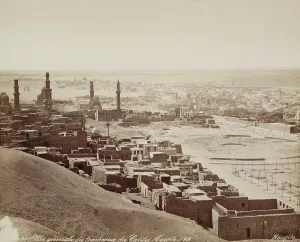 Citadel Prints: General View of the Tombs of the Mameluks as Seen from the Citadel