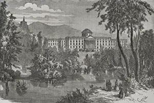Penitentiary Prints: General view of Wilhelmshohe Palace
