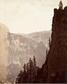 Attributed To Carleton E Collection: General View of Yosemite, ca. 1872, printed ca. 1876. Creator: Attributed to Carleton E