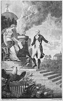 Engraving And Etching Gallery: General Washingtons Resignation, 1799. Creator: Alexander Lawson