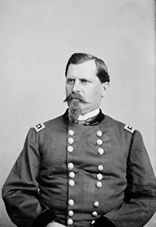 Goatee Prints: General William Babcock Hazen, US Army, between 1855 and 1865. Creator: Unknown