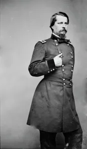 Hancock Winfield Scott Prints: General Winfield Scott Hancock, between 1855 and 1865. Creator: Unknown