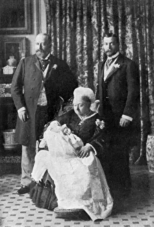 W D Downey Prints: Four generations of the royal family, 1894. Artist: W&D Downey