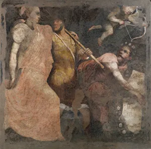 Magnanimity Prints: The generosity of Scipio Africanus, c.1557. Creator: Gambara, Lattanzio (around 1530-1574)