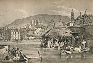 Geneva, c1830 (1915). Artist: Samuel Prout