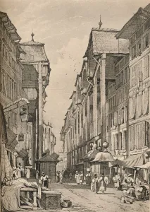 Prout Prints: Geneva, c1830 (1915). Artist: Samuel Prout