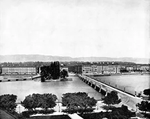 John L John Lawson Prints: Geneva, Switzerland, 1893. Artist: John L Stoddard