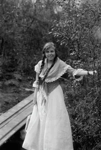 Plaits Prints: Genevieve Clark, 1912. Creator: Harris & Ewing