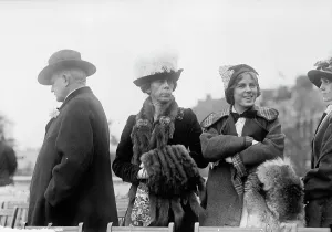 Clark Champ Prints: Genevieve Clark with Champ Clark And Mrs