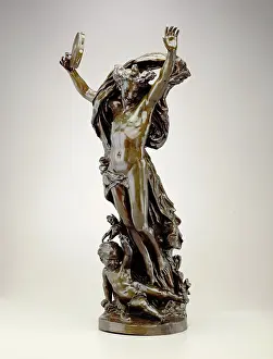 Celebrations Prints: Genius of Dance, c1869. Creator: Jean-Baptiste Carpeaux