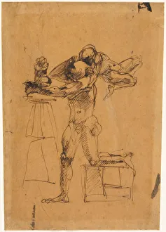 The Genius of the Sculptor, c. 1880-1883. Creator: Auguste Rodin (French, 1840-1917)