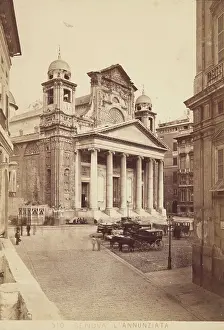 Portico Prints: Genoa - Church [Basilica] of the Annunciation of the Blessed Virgin Mary in the Desert