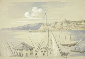 Elizabeth Heaphy Prints: Genoa from the Croce di Malta, 1841. Creator: Elizabeth Murray