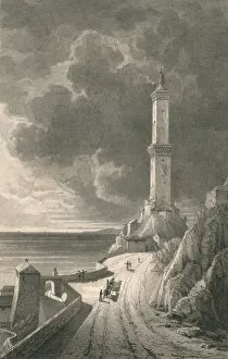 Genoa Collection: Genoa. Light House, 1818. Creator: Charles Askey