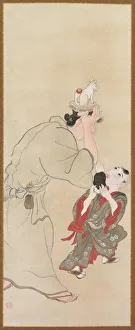 Genre Figures, c. 1816. Creator: Tatabe Socho (Japanese, 1760-1814)