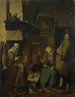 Family Life Prints: Genre Scene, 1712. Creator: Jan Josef Horemans I