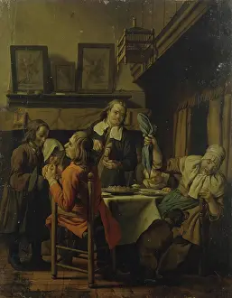 Family Life Prints: A Genre Scene, 1740. Creator: Jan Josef Horemans I