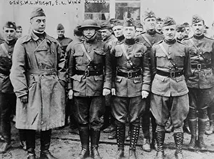 Group Of Men Prints: Gens. W.L. Wright, F.L. Winn & Todd, 11 Nov 1918. Creator: Bain News Service