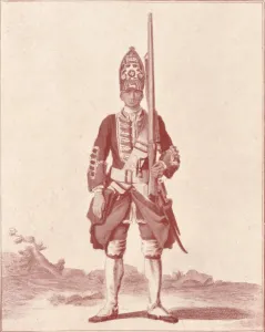 Ralph Nevill Prints: Gentleman, the 7th (Royal Fusiliers) 1742, 1742 (1909)