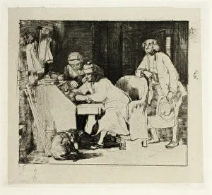 Sir David Wilkie Prints: A Gentleman at his Desk, n.d. Creator: David Wilkie
