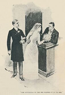 Detection Gallery: The Gentleman In The Few Handed It Up To Her, 1892. Artist: Sidney E Paget