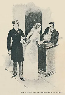 Private Investigator Prints: The Gentleman In The Few Handed It Up To Her, 1892. Artist: Sidney E Paget