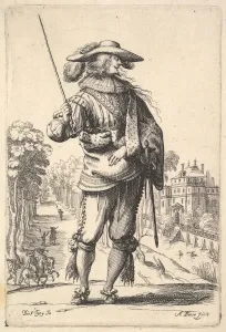 A gentleman with his head turned towards the right in profile A gentleman with his head turned towards the right in profile