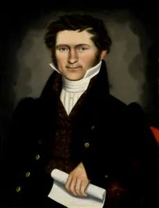 Es Field Prints: Gentleman of Squire Williams House, ca. 1829. Creator: Erastus Salisbury Field